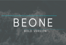 Beone Bold Font