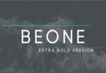 Beone Extra Bold Font