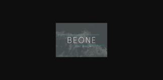 Beone Light Font Poster 1