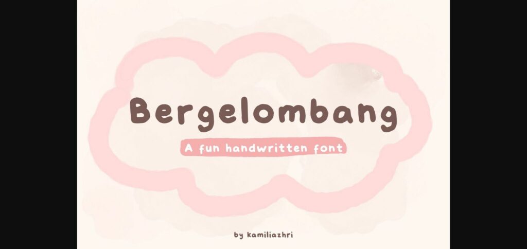 Bergelombang Font Poster 7