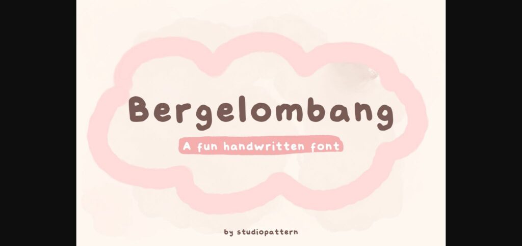 Bergelombang Font Poster 3