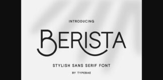 Berista Font Poster 1