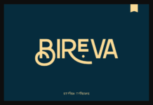 Beriva Font Poster 1