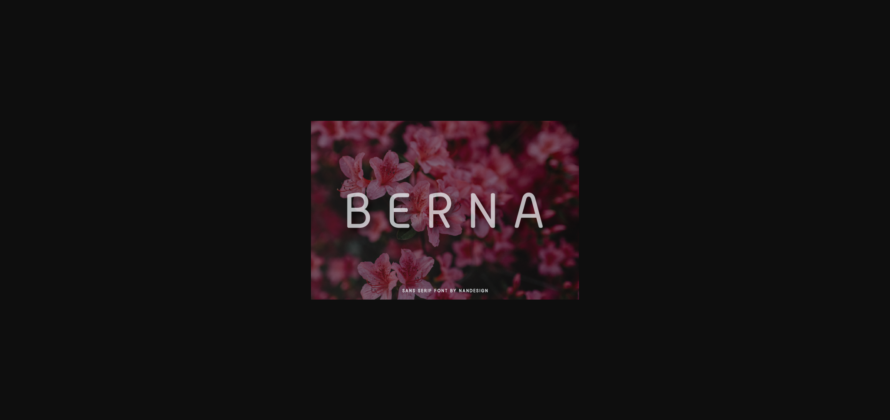 Berna Font Poster 3