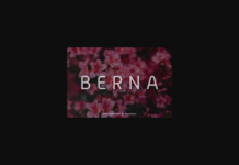 Berna Font Poster 1