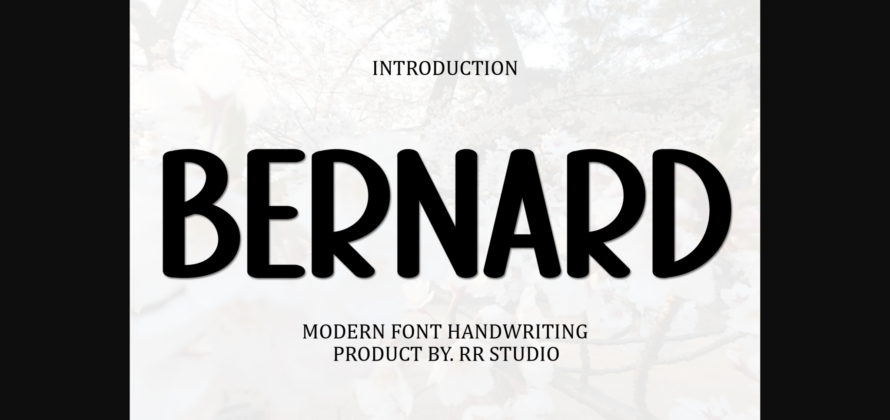 Bernard Font Poster 3