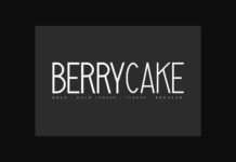 Berrycake Font Poster 1