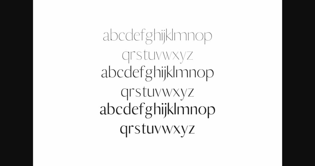 Berton Family Font Poster 5