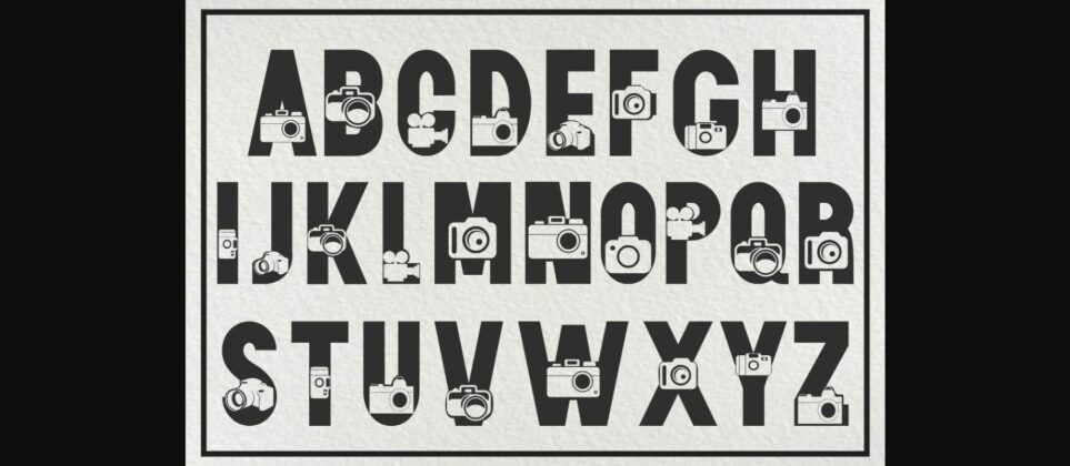 Best Camera Font Poster 4