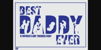 Best Daddy Ever Font Poster 1