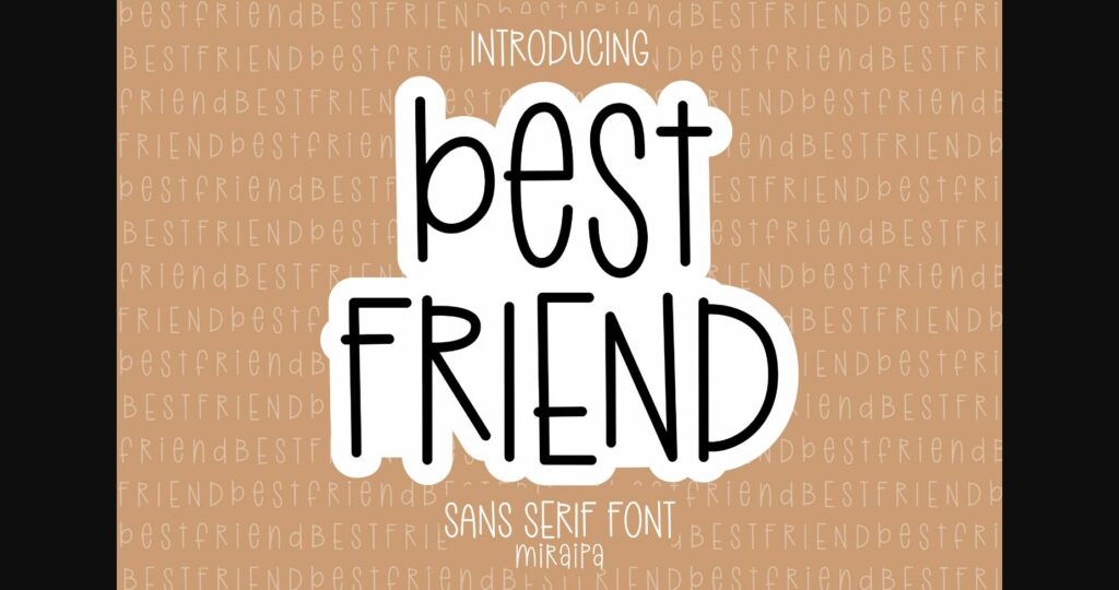 Best Friend Font Poster 1