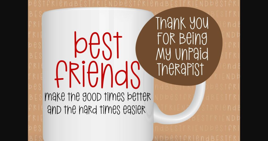 Best Friend Font Poster 4