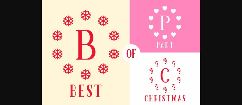 Best Part of Christmas Font Poster 3