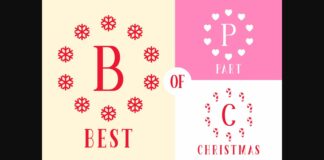 Best Part of Christmas Font Poster 1