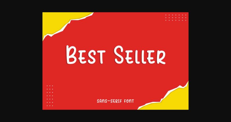 Best Seller Font Poster 3