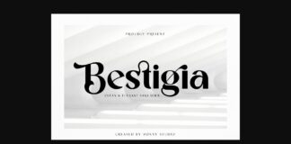 Bestigia Font Poster 1