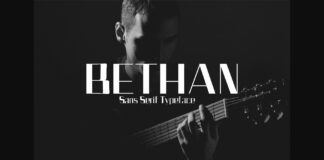 Bethan Family Font Poster 1