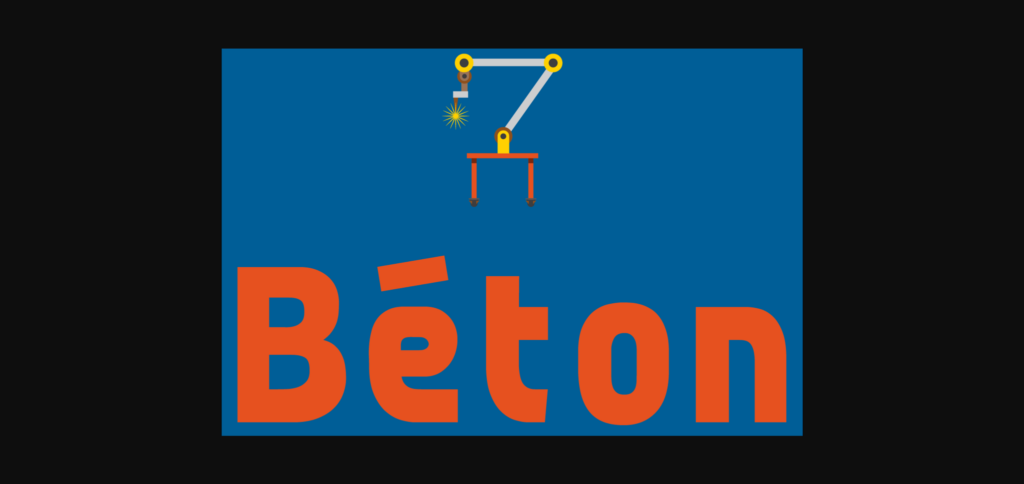 Béton Font Poster 3