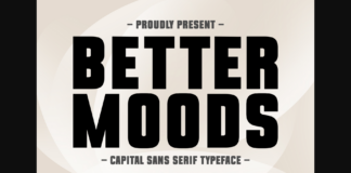 Better Moods Font Poster 1