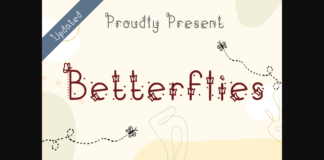 Betterflies Font Poster 1