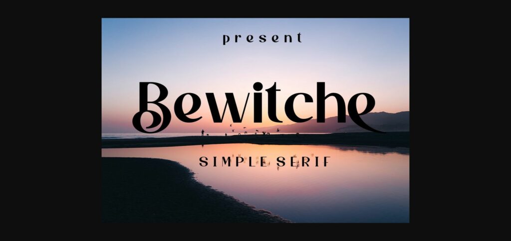 Bewitche Font Poster 3