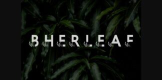 Bherleaf Font Poster 1