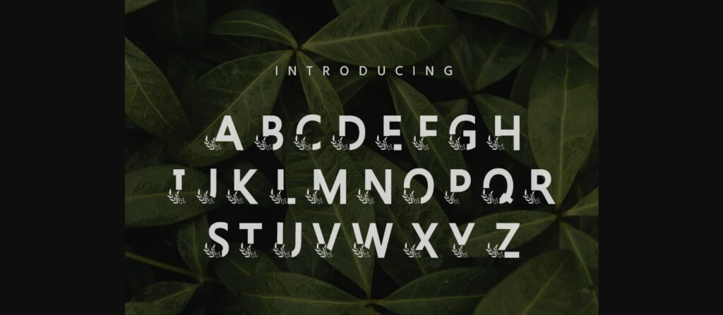 Bherleaf Font Poster 4