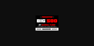 Big 500 Font Poster 1