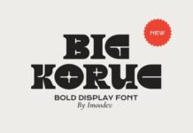 Big Koruc Fonts