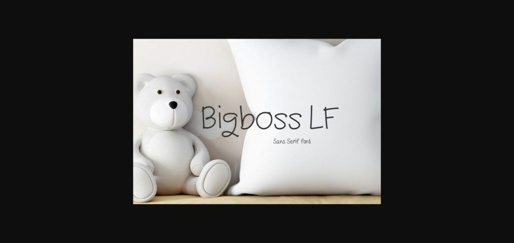 Bigboss Lf Font Poster 3