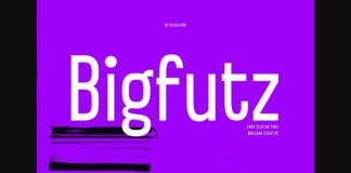 Bigfutz Font Poster 1