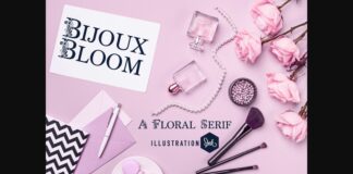 Bijoux Bloom Font Poster 1