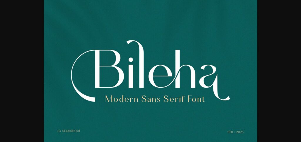 Bileha Font Poster 3