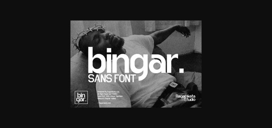 Bingar Font Poster 3