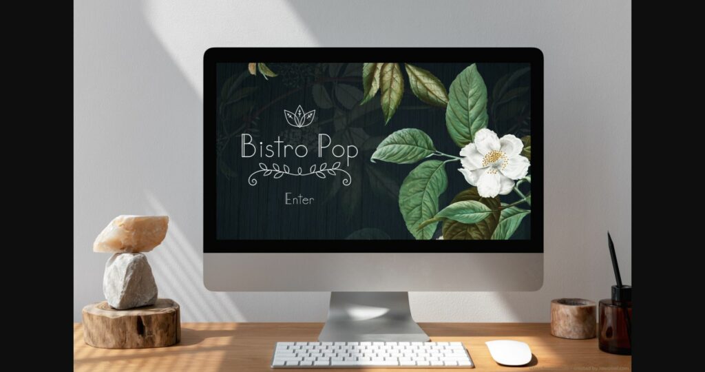 Bistro Pop Font Poster 10