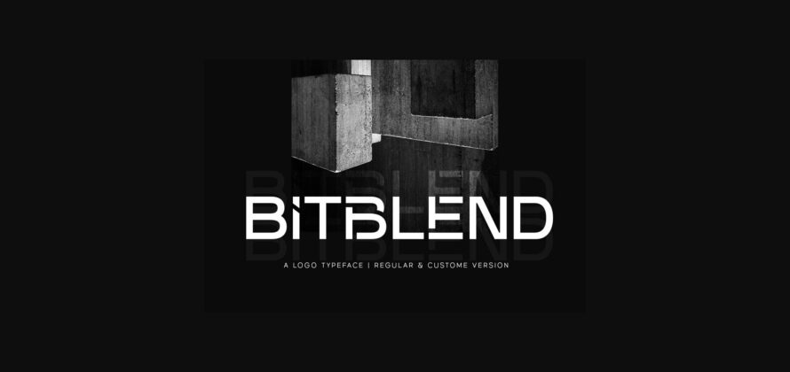 Bitblend Font Poster 3