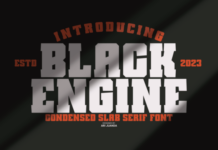 Black Engine Font