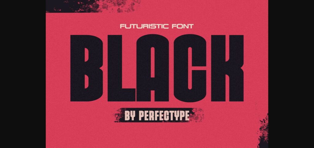 Black Font Poster 3