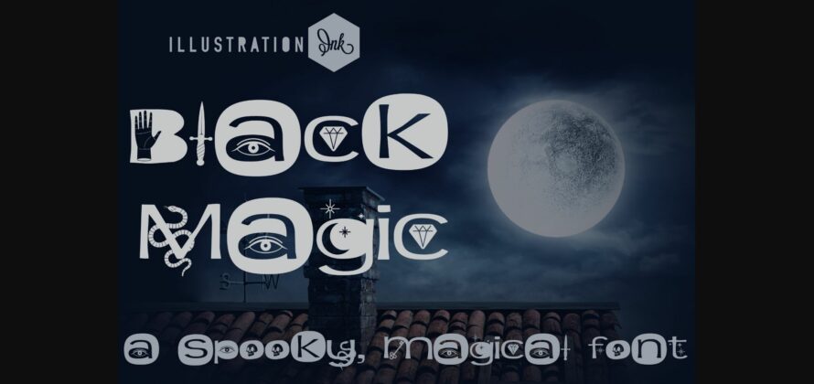 Black Magic Font Poster 3