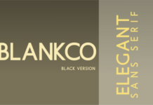 Blankco Black Font