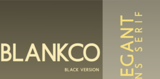 Blankco Black Font