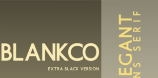 Blankco Extra Black Font