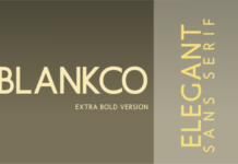 Blankco Extra Bold Font