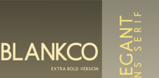 Blankco Extra Bold Font