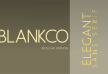 Blankco Font