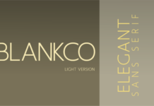 Blankco Light Font