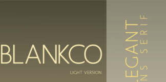 Blankco Light Font