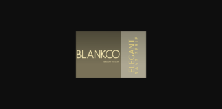 Blankco Medium Font Poster 1