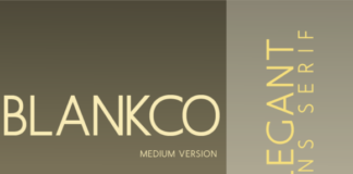 Blankco Medium Font