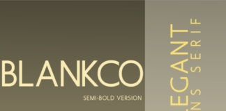 Blankco Semi-Bold Font